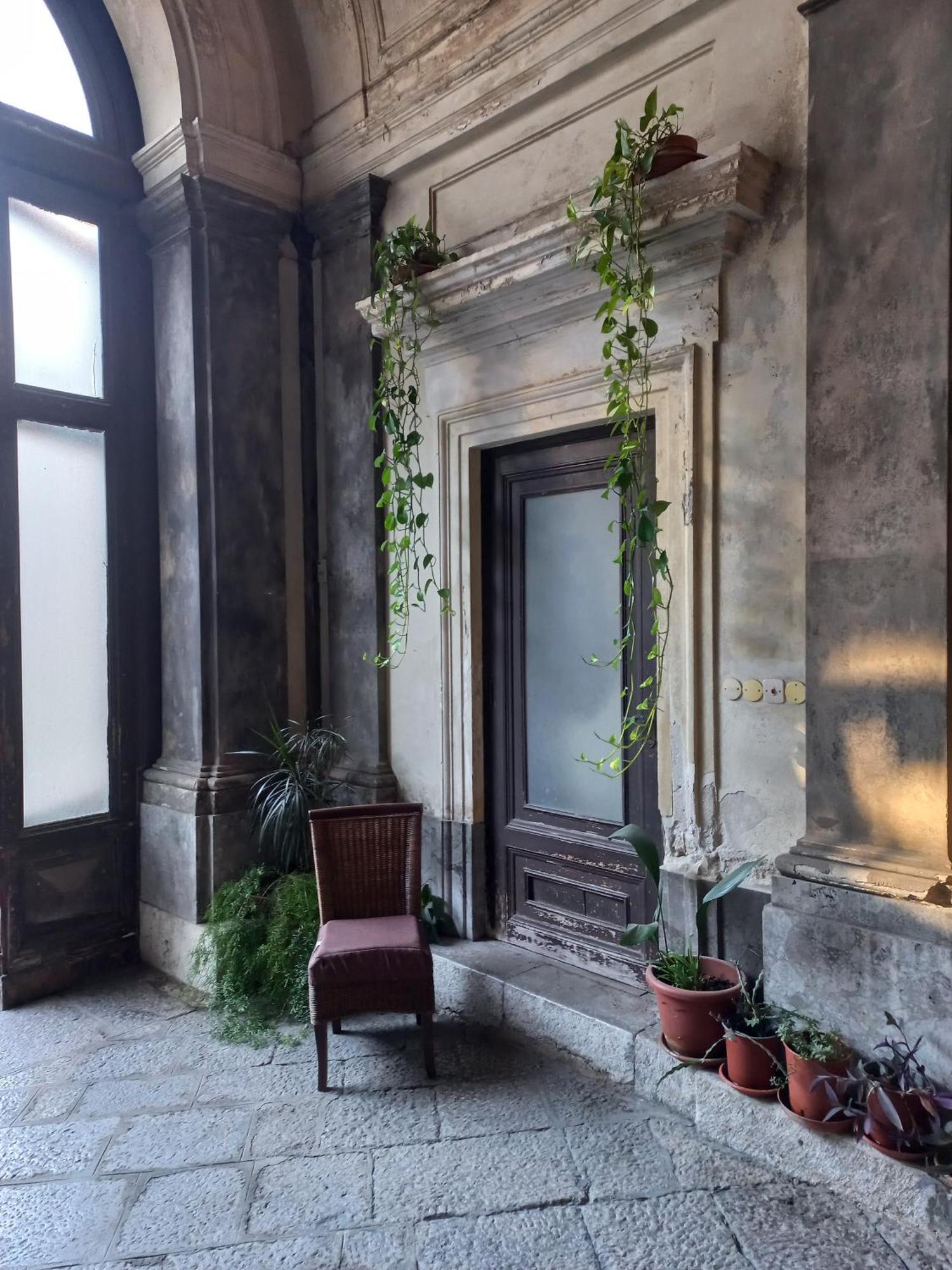 パレルモAl Palazzo Del Principe Al Massimoアパートメント エクステリア 写真