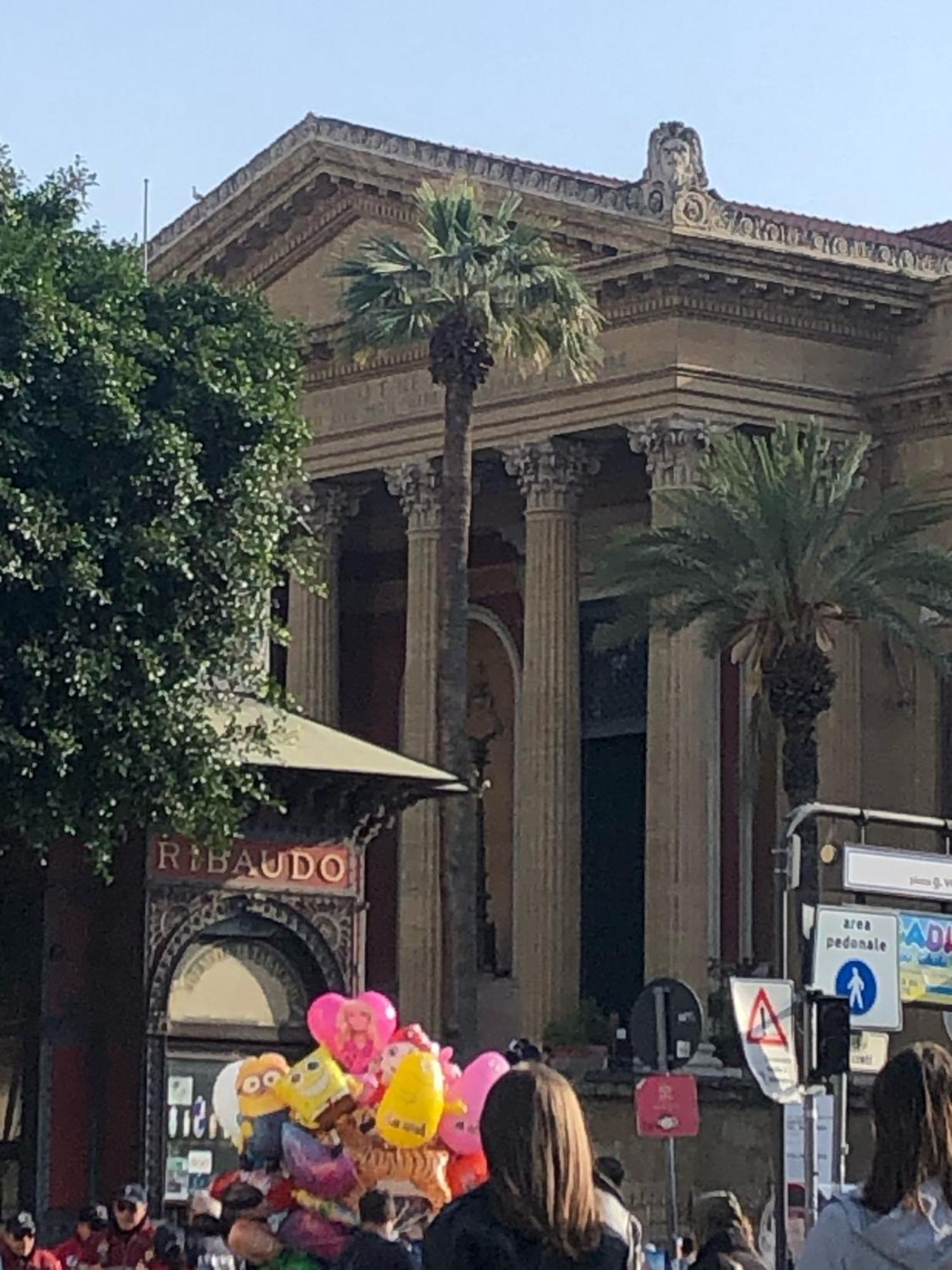 パレルモAl Palazzo Del Principe Al Massimoアパートメント エクステリア 写真